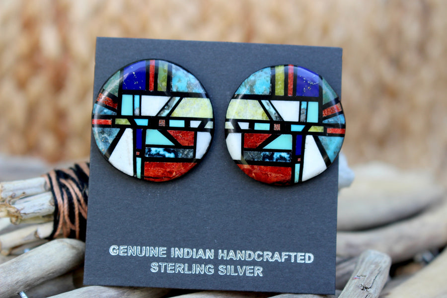 Round Mesa Pueblo Earrings