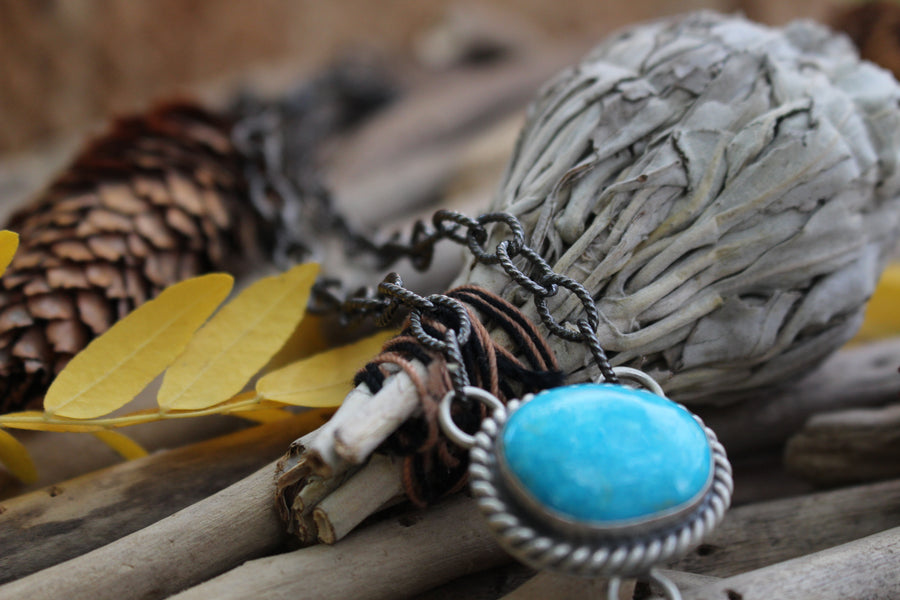 Turquoise Drop Necklace