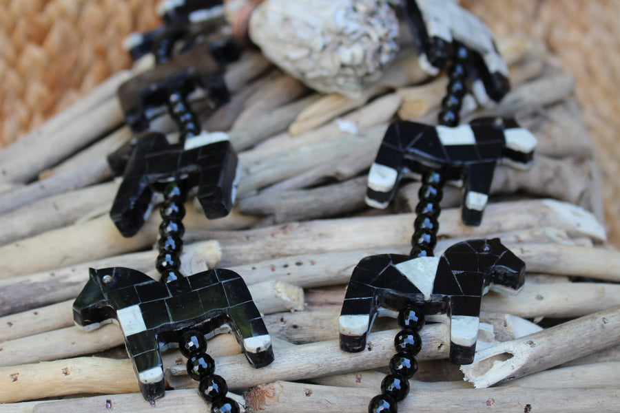 Inlay Horse Necklace