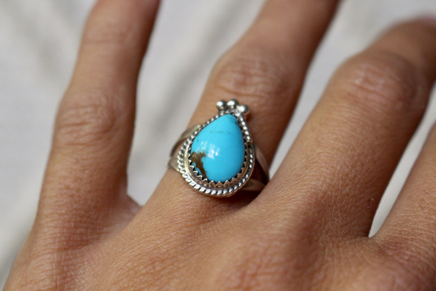 Turquoise Bear Ring