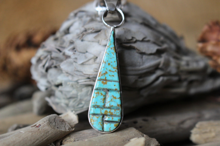 Reversible Inlay Story Necklace