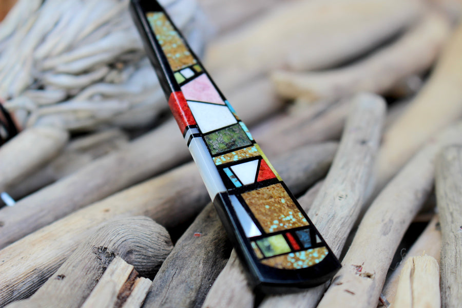 Pueblo Inlay Drop Pendant