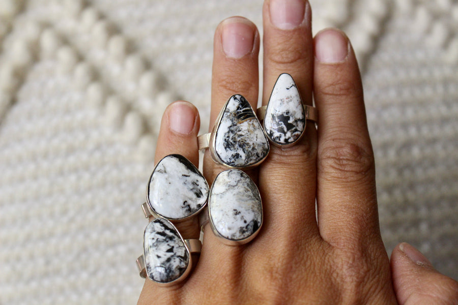 White Buffalo Arches Ring