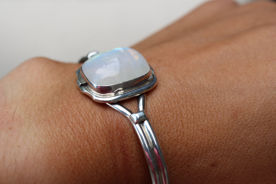 Moonstone Square Bracelet