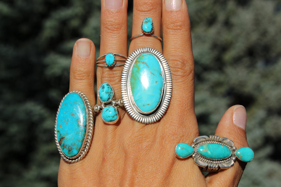 Turquoise Yucca Ring
