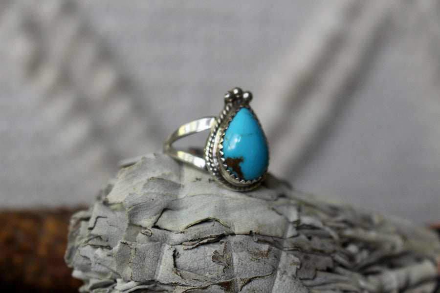 Turquoise Bear Ring