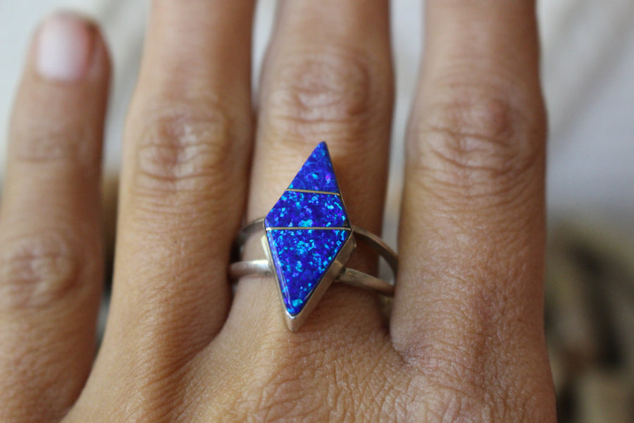 Royal Opal Point Ring