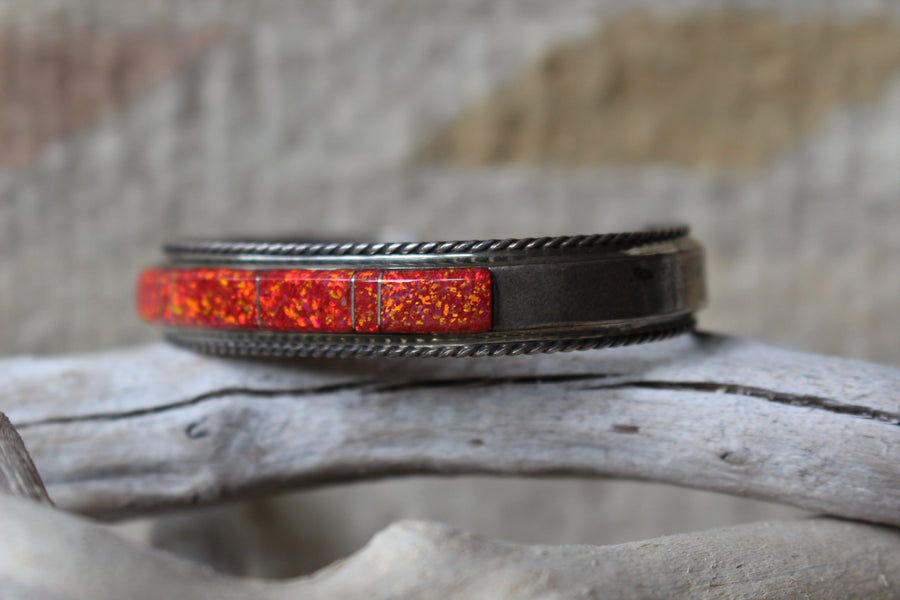 Red Opal Rain Bracelet