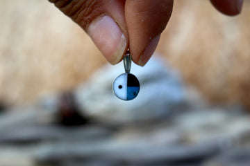Blue Sunface Pendant