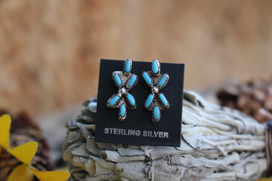 Turquoise Morning Studs
