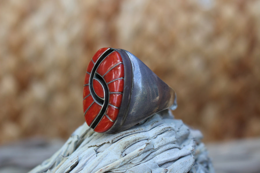 Coral Night Ring
