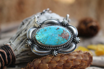 Turquoise Blossom Necklace