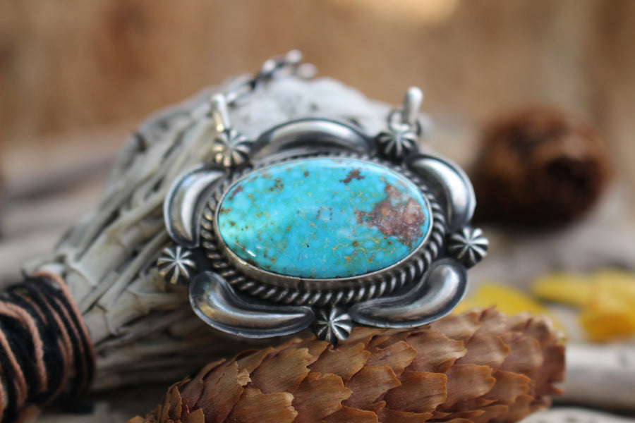 Turquoise Blossom Necklace