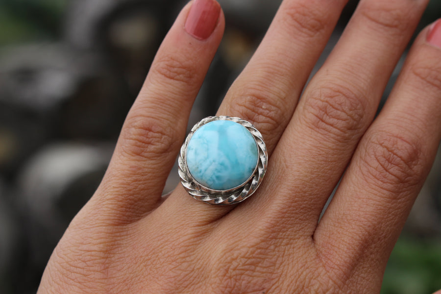 Larimar Ring