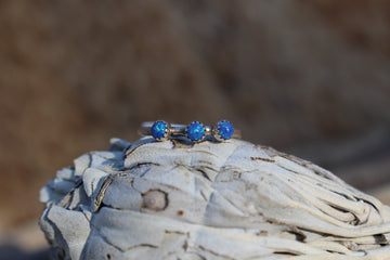 Blue Opal Dottie Ring