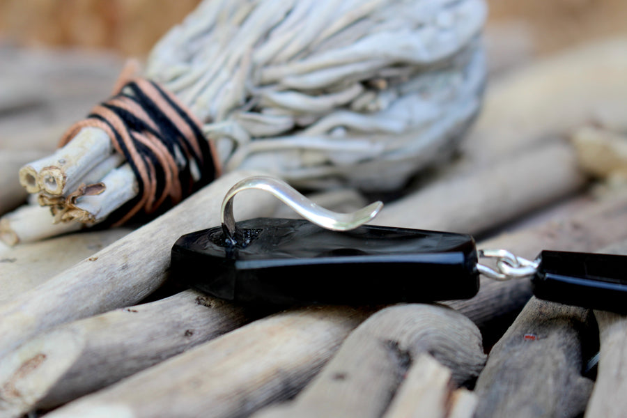 Pueblo Inlay Drop Pendant