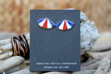 Red, White and Blue Studs