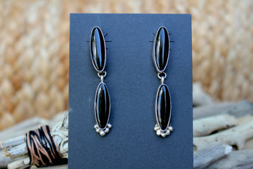 Black Onyx Sky Earrings
