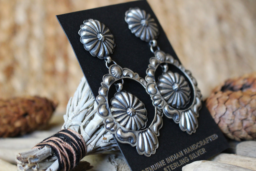 Sterling Plume Earrings