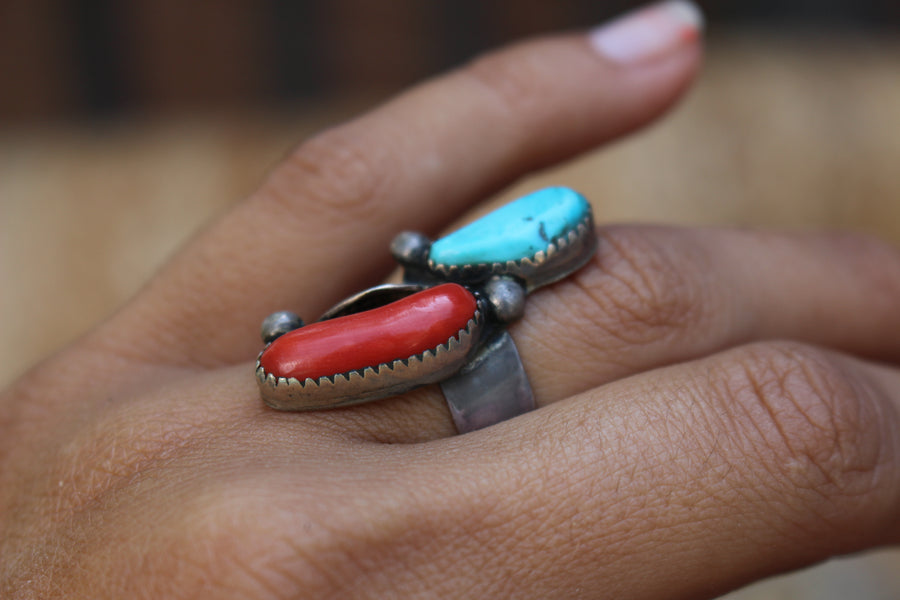 Vintage Multi Stone Ring