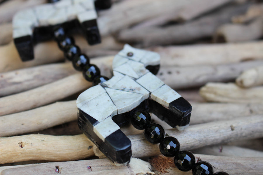 Inlay Horse Necklace