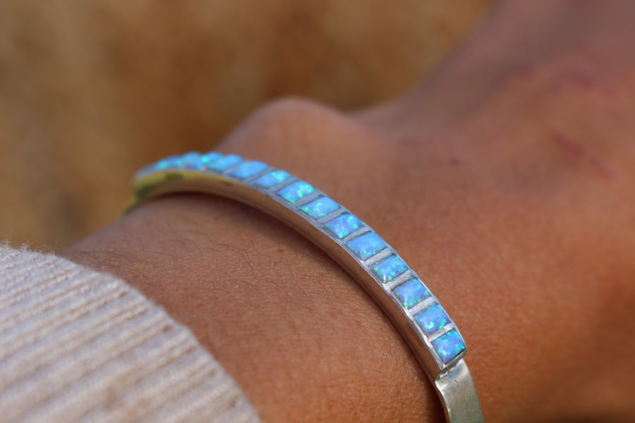 Light Blue Opal Bracelet