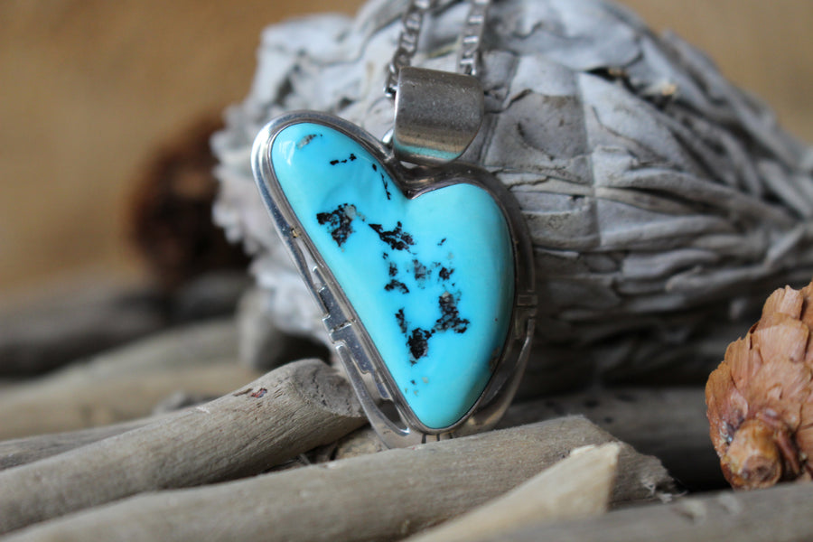 Turquoise Heart Necklace