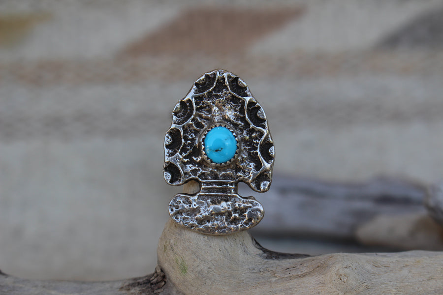 Turquoise Arrowhead Ring