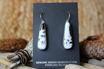 White Buffalo Earrings