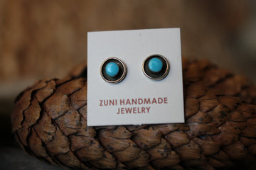 Round Turquoise Studs