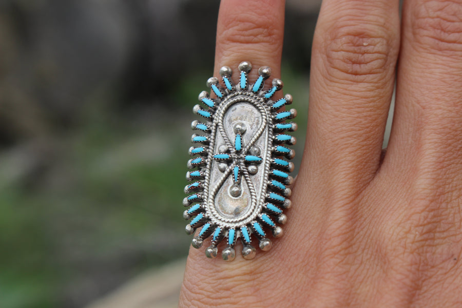 Turquoise Star Ring
