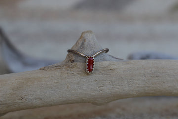 Dainty Coral Ring