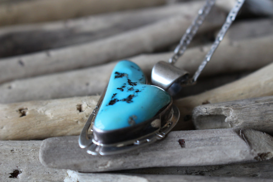 Turquoise Heart Necklace