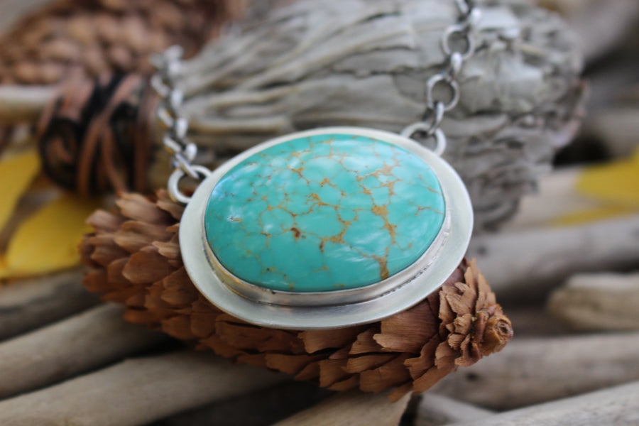 Turquoise Arches Necklace