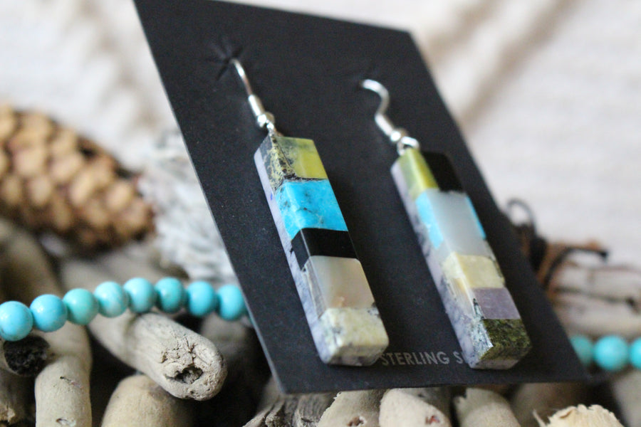 Inlay Desert Earrings