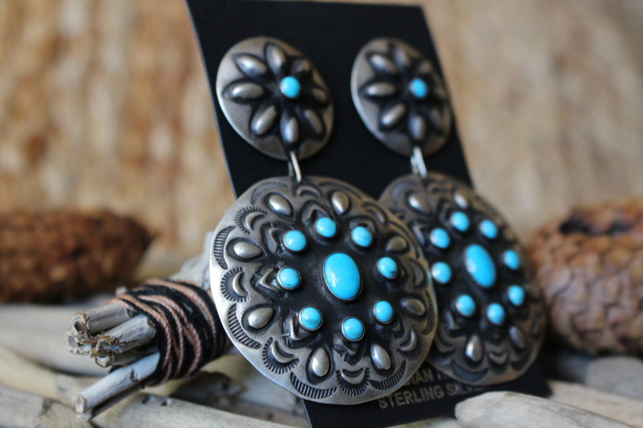 Turquoise Bloom Earrings