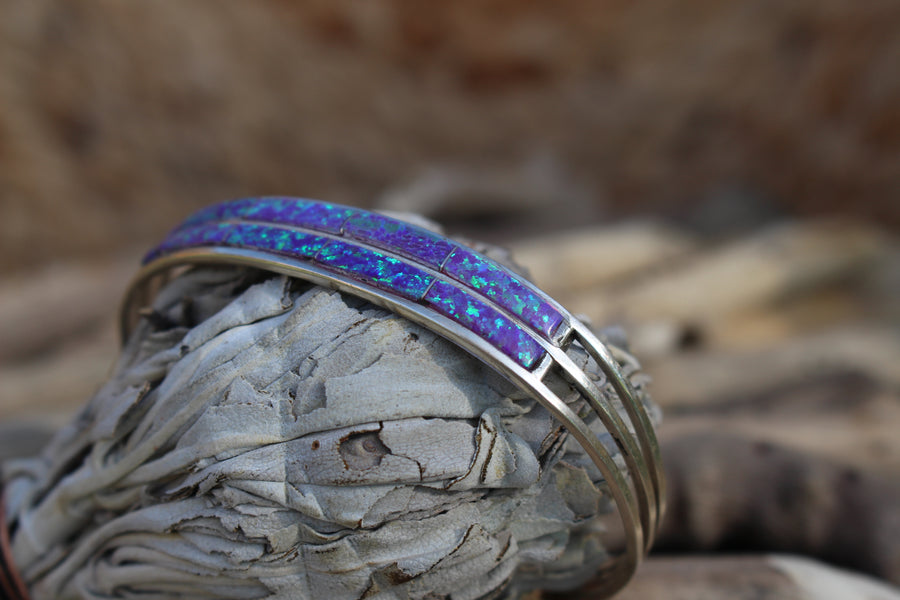 Purple Opal Bracelet