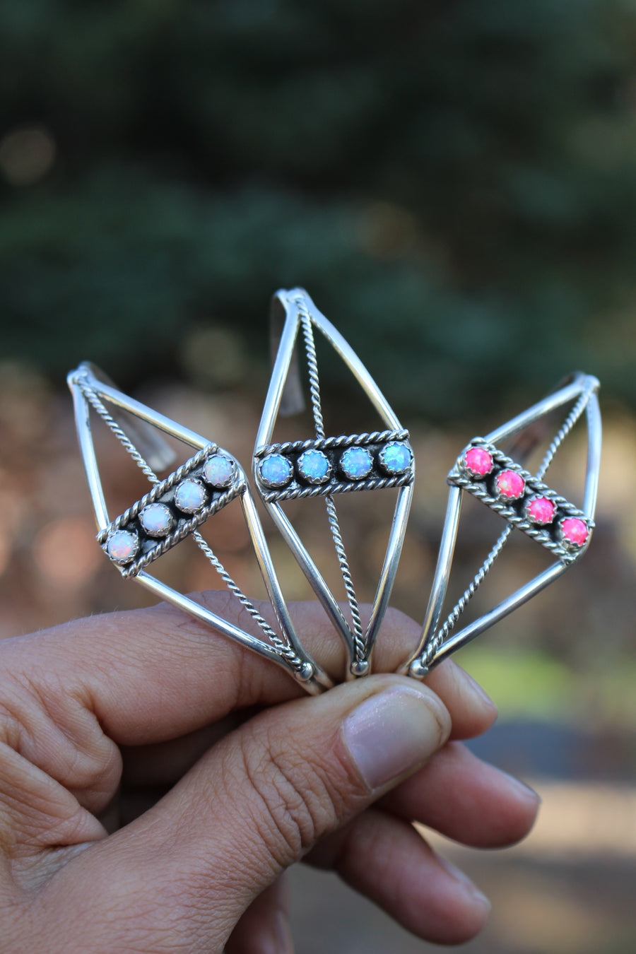 Blue Opal Dottie Bracelet