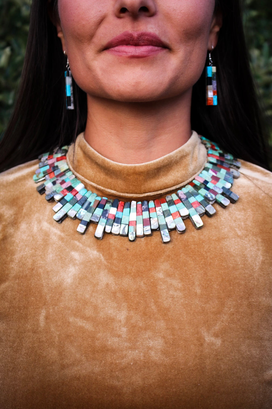 Abalone Reversible Necklace