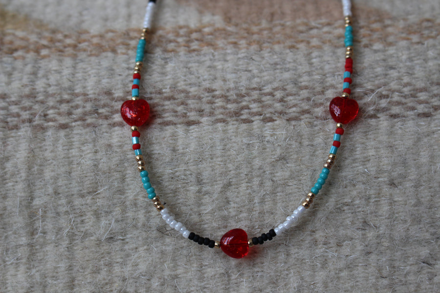Be Mine Beaded Necklace