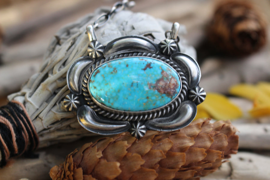 Turquoise Blossom Necklace