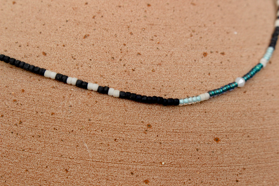Night Waters Beaded Necklace