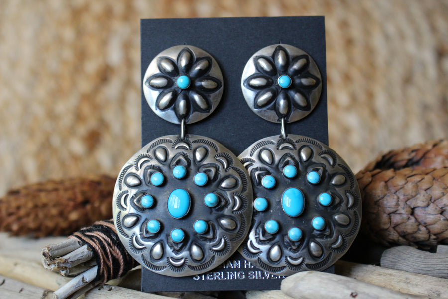 Turquoise Bloom Earrings