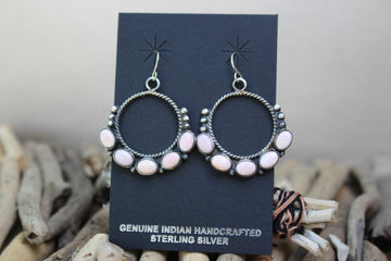 Pink Conch Earrings