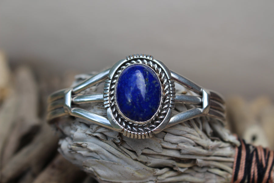 Lapis Ridge Bracelet