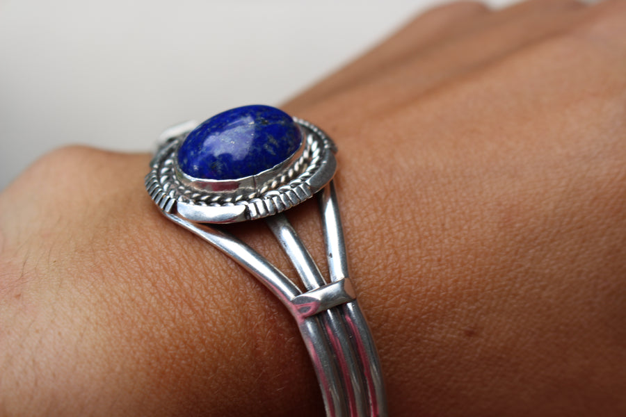 Lapis Ridge Bracelet