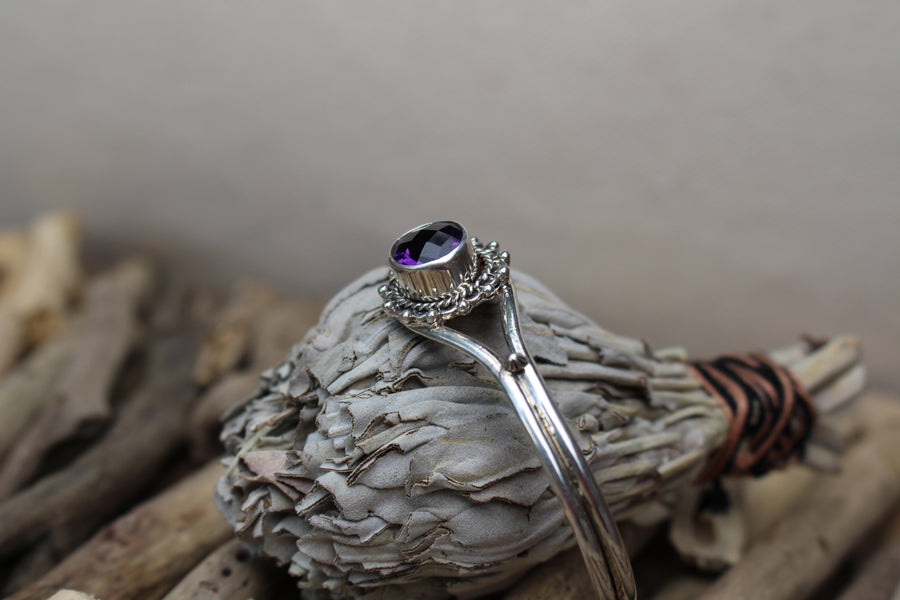 Amethyst Bloom Bracelet