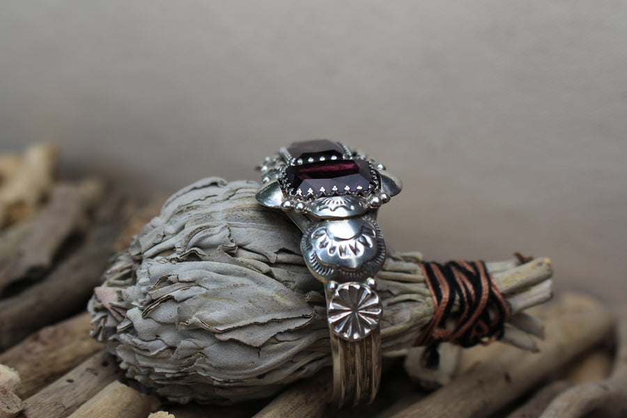 Amethyst Blossom Bracelet