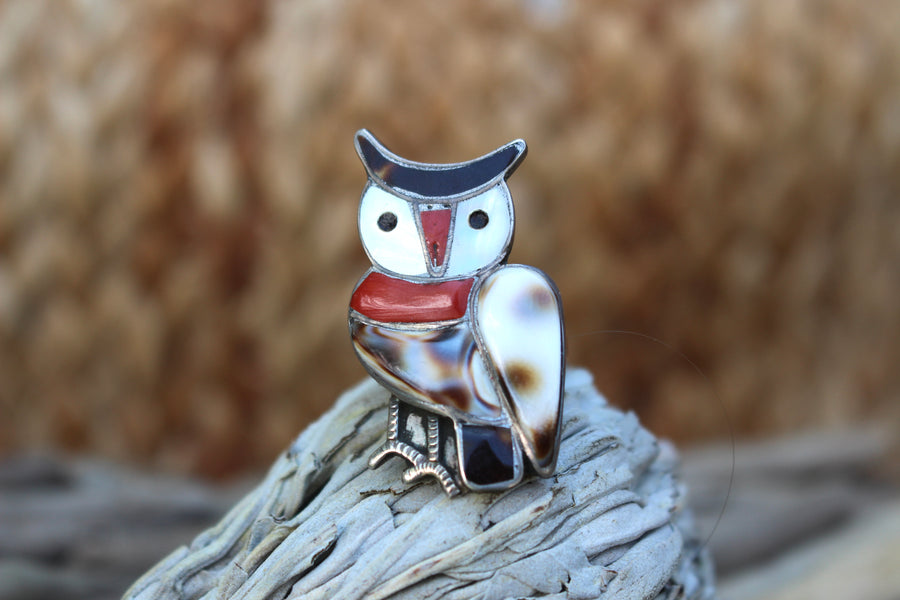 Vintage Owl Ring