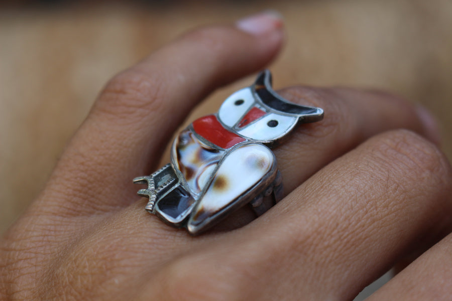 Vintage Owl Ring